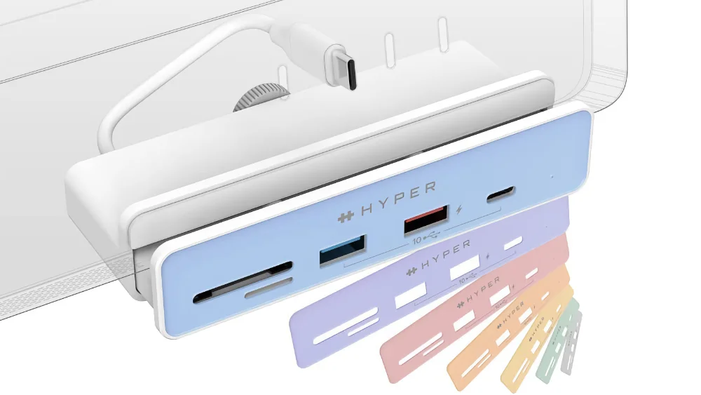 HyperDrive 6in1 USB-C Hub for iMac 24インチ